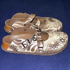 Birkenstock Birki Dorian Clogs Brown Women’s Sz EUR 37 240 L6 M4